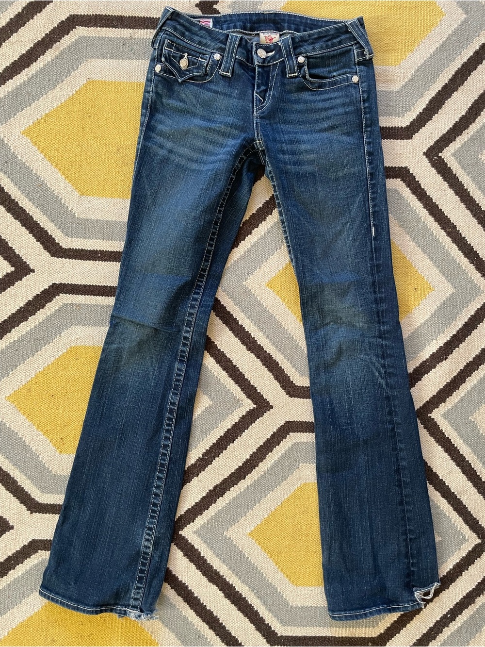 Women's True Religion Dark Blue Bootcut Jeans